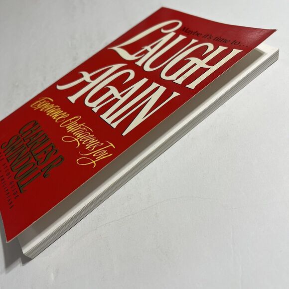 Maybe it's Time to Laugh Again Paperback By Charles R Swindoll Bible Study Guide - Picture 8 of 9